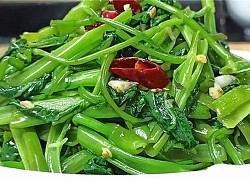 Mẹo xào rau muống ngon không kém nhà hàng, quán nhậu