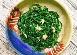Mẹo xào rau muống giòn ngon, xanh mướt như ngoài hàng