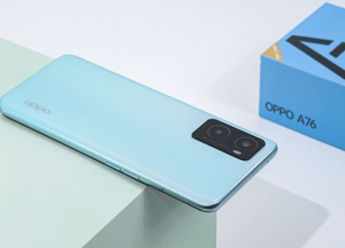 Oppo trình làng smartphone A76 hỗ trợ sạc siêu tốc