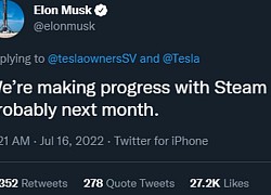 Tesla chuẩn bị tích hợp Steam lên xe điện, Elon Musk hứa tháng sau sẽ có bản thử nghiệm