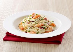 Thèm thuồng với món spaghetti chấm kem ngon ngất ngây