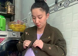 Vợ Lê Dương Bảo Lâm sốt trước ngày sinh, vẫn livestream bán hàng
