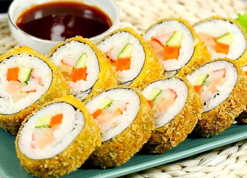 Cách làm kimbap chiên giòn ngon kiểu Hàn Quốc