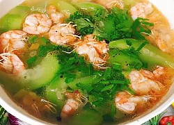 Hướng dẫn làm món canh mướp nấu tôm ngọt mát cho bữa cơm cuối tuần