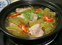 Lạ miệng cây atisô nấu canh