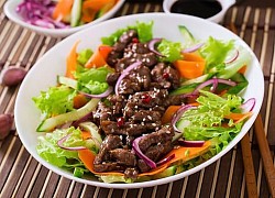 Ngon và bổ dưỡng với salad bò đậm vị