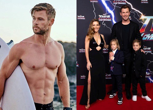 Nhan sắc nhà Chris Hemsworth: Bố quyến rũ nhất hành tinh, cả mẹ lẫn con đều đẹp thế này bảo sao rủ nhau vào hết Thor 4