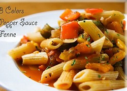 Pasta sốt ớt chuông Hương vị mới cho ngày cuối tuần thêm tươi đẹp