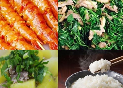 Thực đơn cơm chiều: Món ăn ngon như nhà hàng