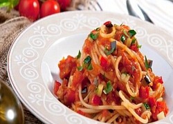 Đậm đà hương vị và bổ dưỡng với cách làm mì spaghetti sốt cà chua