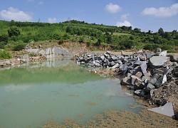 Khai thác 'lậu' đá granite, 1 công ty bị phạt 1 tỉ đồng và tịch thu phương tiện