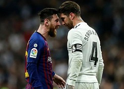 Messi nổi cáu với Ramos trên sân tập