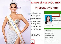 Á hậu Kim Duyên bị tố nói dối khi tiết lộ đã bảo lưu việc học nhưng sự thật "buộc thôi học"