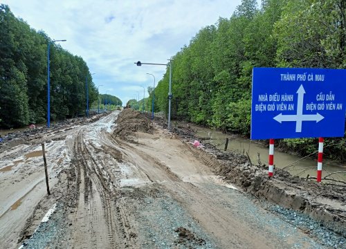 Cà Mau: Phạt nhà thầu thi công tuyến đường Hồ Chí Minh 12 triệu đồng