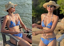 Hết Kỳ Duyên, đến lượt Minh Triệu tung loạt ảnh thả dáng với bikini khi câu cá, đường cong chuẩn chỉnh gây mê