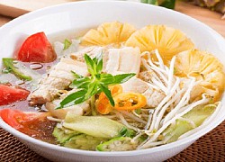 Ngất ngây cùng với vị ngon của món canh chua thịt heo thơm lừng