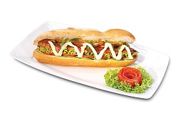 Bánh mì kẹp thịt gà nướng Tereyaki