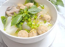 Bún bò viên tại nhà đậm đà ngọt mát, làm nhanh chóng mà ngon chẳng kém ngoài hàng...