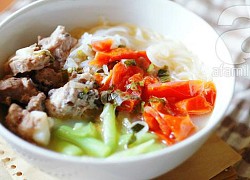 Bún mọc sườn chua cho bữa sáng ngon miệng