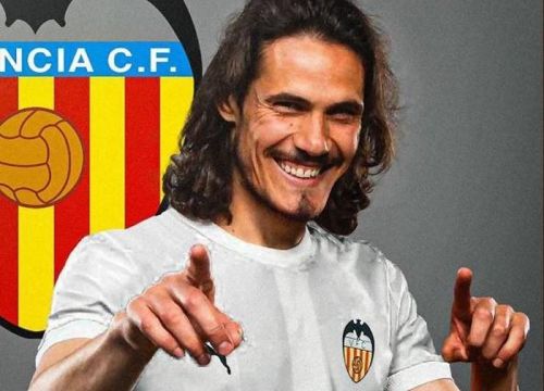 Chân sút Cavani gia nhập câu lạc bộ Valencia chờ 'gieo sầu' cho Real và Barca