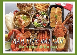 Mâm hải sản cuối tuần: Chọn mâm hải sản có cua, tôm hùm dùng kèm mì Ý, cơm chiên no bụng