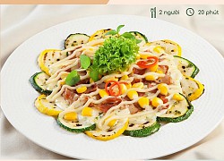 Trưa nay ăn gì: Salad bí ngòi, chút mới lạ cho bữa trưa thanh đạm