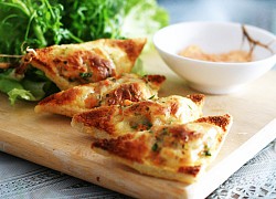 Vào bếp làm bánh mì nướng tôm phô mai cho bữa sáng đủ chất