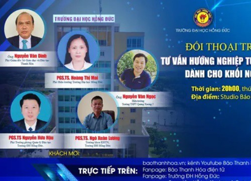 20h00 ngày 4-8: Tư vấn hướng nghiệp - tuyển sinh năm 2022 - Dành cho khối ngành sư phạm