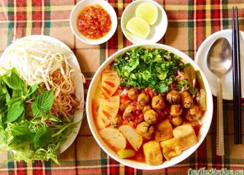 Bún chay Huế hấp dẫn cho bữa sáng