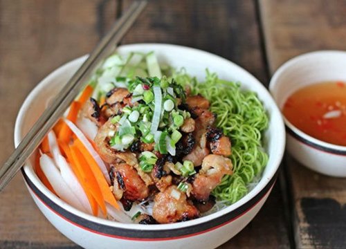 Bún thịt ba chỉ nướng