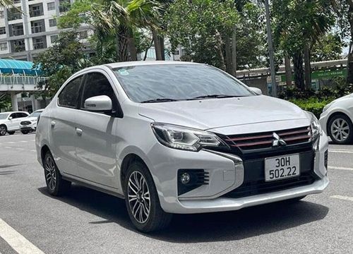 Cận cảnh Mitsubishi Attrage "siêu lướt" chỉ 459 triệu tại Hà Nội