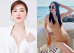 'Cháy' như 'mẹ bỉm' Bảo Thy, diện bikini 1 mảnh khoe đường cong gợi cảm, sắc vóc U34 'đỉnh của chóp'