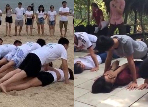 Hãi hùng những trò chơi team building gợi dục: Vui một chút nhưng đắng cả đời