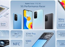 Redmi Note 11 Pro+ 5G ra mắt: Dimensity 920, sạc nhanh 120W, giá từ 4.6 triệu