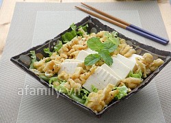 Salad đậu phụ cho ngày ăn chay