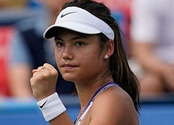 Tennis Citi Open: Người đẹp Raducanu &#8220;chết đi sống lại&#8221; vẫn thắng trận đấu kiệt sức