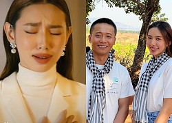 Thùy Tiên tỏ rõ thái độ khi nói về chuyện tình cảm với Quang Linh Vlog, bật khóc vì 1 điều