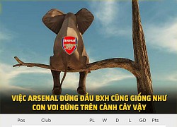 Ảnh chế: Tottenham "lật ghế" Arsenal để chiếm ngôi đầu Ngoại hạng Anh