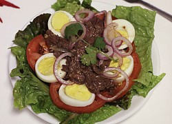 Cách làm món salad trộn thịt bò thanh mát, bổ dưỡng