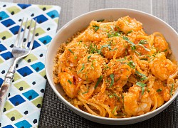 Cách làm món spaghetti xốt tôm nóng hổi cho bữa sáng ngon miệng