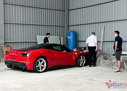 Hiện trạng hư hỏng nặng nề của siêu xe Ferrari 488 GTB bị tai nạn ở Hà Nội