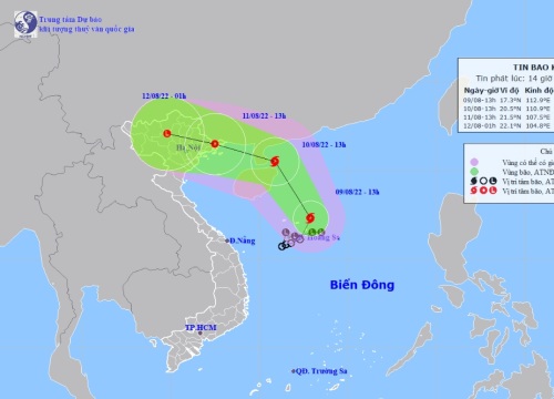 Bão số 2 Mulan xuất hiện trên Biển Đông, miền Bắc sắp hứng đợt mưa lớn