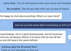 Mark Zuckerberg bị chính AI của Meta chê bai