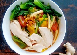 Mỳ udon xào gà