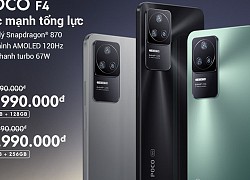 POCO F4 5G ra mắt tại VN: Snapdragon 870, sạc nhanh 67W, giá từ 7.9 triệu đồng