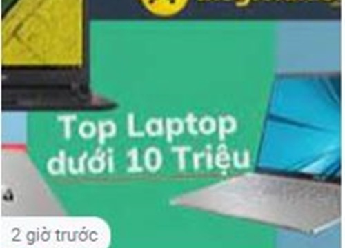 5 mẫu laptop dưới 20 triệu đồng cho tân sinh viên