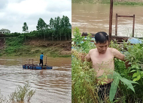 Phó chủ tịch xã lao mình ra sông cứu người giữa dòng nước lũ