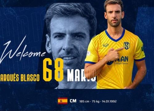 SLNA chiêu mộ Mario Arques ngoại binh trưởng thành từ lò của Villarreal