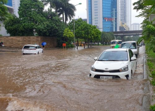 Nguyên nhân chân tòa nhà Keangnam trở thành "điểm đen" ngập úng ở Hà Nội