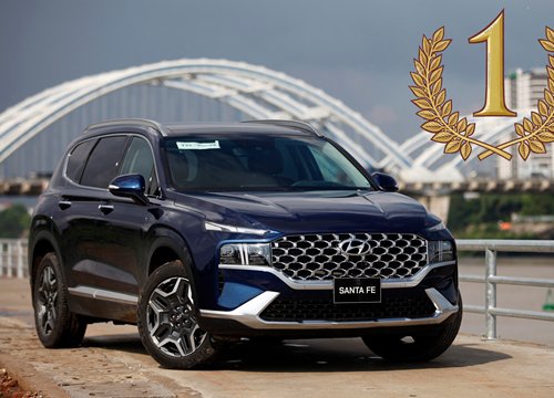 Thị trường ô tô tháng 7/2022: Phân khúc Crossover đồng loạt tăng doanh số, Hyundai SantaFe dẫn đầu